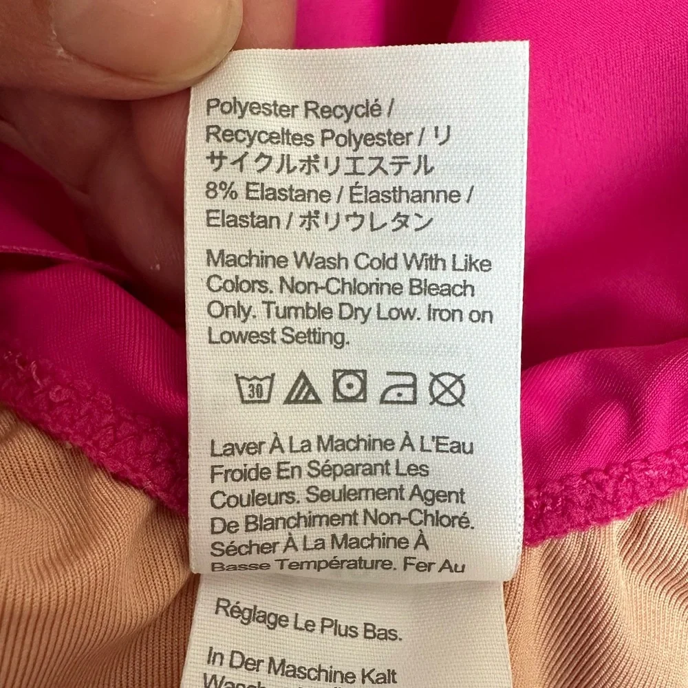 J. Crew Ruffle One-Piece Swimsuit in Fuchsia Pink - Picture 12 of 14